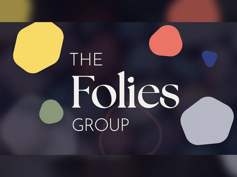 Diseño de marca de Folies Group